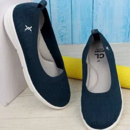 Carlton London Women's Navy Blue Slip-On Shoes-image-82