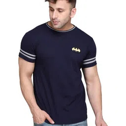 Blisstone Men Solid Round Neck Cotton Slim Fit T-shirt-picture-46