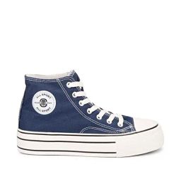 Mozafia Women's Navy Ankle High Sneakers-picture-38