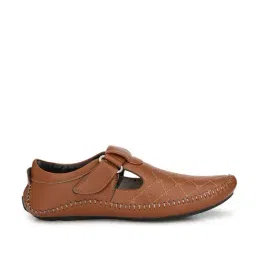Eego Italy Men's Tan Fisherman Sandals-picture-16