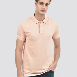 NUMERO UNO Peach Cotton Regular Fit T-Shirt-picture-24