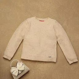 One Friday Girls Round Neck Pullover Sweaters-picture-27