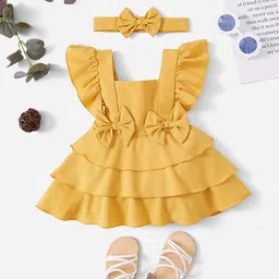 LYTIX Flutter Sleeve Ruffled Fit & Flare Mini Dress image 1