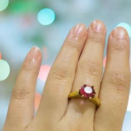 GenZcomplex Red Brass Finger Ring-picture-10