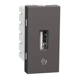 schneider electric Schneider USB Charger Miluz ZeTa Warm Grey 2.1 Amp 1 Module, MZUSBA1M_WG-picture-46