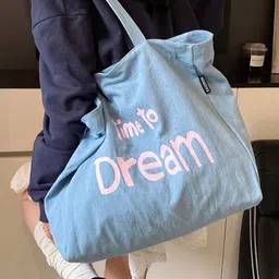 CORSICA Women Typography Structured Tote Bag image 5