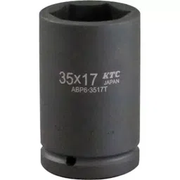 Ktc Truck Wheel Nut Combination Socket 35 mm Hex x17 mm Sq. Hole 19 mm Sq. Drive, ABP6-3517TP image 2