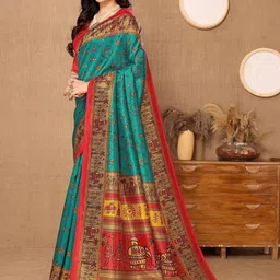 Lookmark Ethnic Motifs Printed Saree image 4