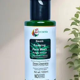 Elecsera Neem Foaming Face Wash For Pimple Control - 100 ml-picture-23