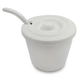 Superware Melamine  Pickle Set -Matte White ( 10 pcs) Trio Sauce Set image 4