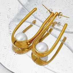 DressBerry Circular Half Hoop Earrings-image-75