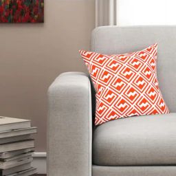 SEJ by Nisha Gupta Orange Cushion Covers - Set of 1-picture-43