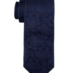 The Tie Hub Men Paisley Woven Design Pure Silk Skinny Tie-picture-25