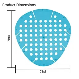 Zureni Urinal Pot Mat Anti-Splash Deodorizer Spatter Lavender Fragrance For Bathroom and Restroom, ZU-UPR-020LB (Pack of20) image 3