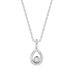 GIVA 925 Sterling Silver Pendant with Chain for Women image 3