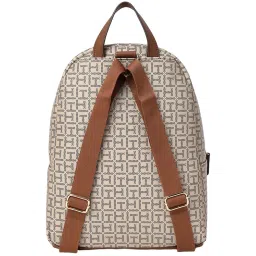 TOMMY HILFIGER Beige JOCELYN II Logo Backpack image 3