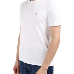 Tommy Hilfiger Optic White Th Slim Fit T-Shirt image 3