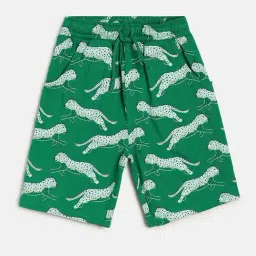 MINIKLUB Kids Yellow & Green Printed T-Shirt with Shorts image 4