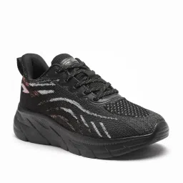 Asian Women's Black Running Shoes image 3