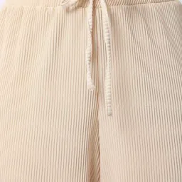 R&B Beige Polyester Relaxed Fit Mid Rise Trousers image 4