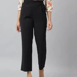 Latin Quarters Black Polyester Regular fit Trouser-picture-23