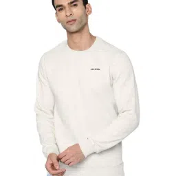 ALCIS Off White Slub Sweatshirt-image-0