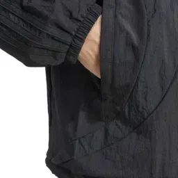 Adidas Originals Black Loose Fit Sports Jacket image 4