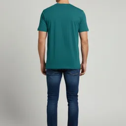 AUTNA Cotton Typography Printed Short Sleeves T-shirt image 3