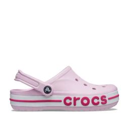 Crocs Women's Bayaband Pink Back Strap Clogs-picture-10