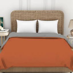 Spaces Red 144 TC Cotton Double Quilt-picture-22