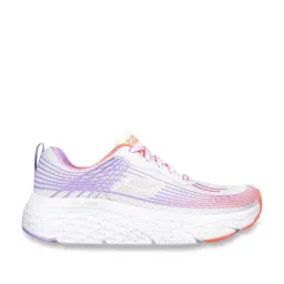 Skechers Women's MAX CUSHIONING ELITE-GALAXY B White Lavender Sports Lace Up Shoe-picture-17