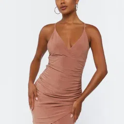 Forever 21 Peach Mini Bodycon Dress-picture-14