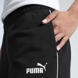 Puma Black Cotton Comfort Fit Sweatpants image 5