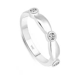 Vighnaharta Rhodium-Plated Cubic Zirconia-Studded  Finger Ring-picture-19