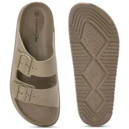 Forever Glam by Pantaloons Women's Taupe Slides image 3