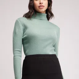 FableStreet Women Green Pullover-picture-35