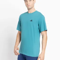 Adidas Turquoise TR-ES COMF Training T-Shirt image 3