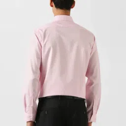 Van Heusen Pink Cotton Regular Fit Shirt image 2