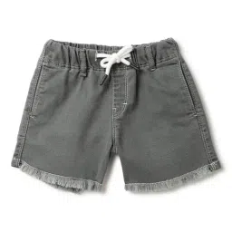 Tales & Stories Girls Grey Regular Fit Shorts-picture-27