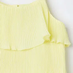 Juniors by Lifestyle Kids Yellow Regular Fit Top image 3