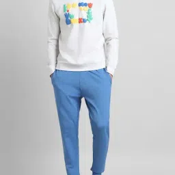 Simon Carter London White Printed Regular Fit Sweatshirt image 5