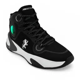 Red Tape Men's Hustle Collection Black Ankle High Sneakers image 3