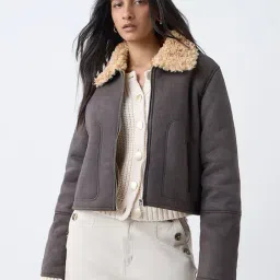 LOV by Westside Black Suede Jacket-image-14