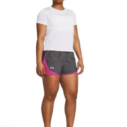 UNDER ARMOUR Grey Mid Rise Sports Shorts image 3