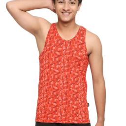 Frenchie Kids Orange Camouflage Vest-picture-32
