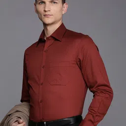 Louis Philippe Men Classic Opaque Formal Shirt-image-40