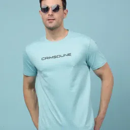 Crimsoune Club Blue Slim Fit Printed T-Shirt-picture-42