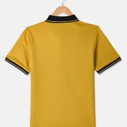 Octave Boys Typography Printed Polo Collar Cotton T-shirt image 3