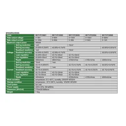 Insize High Power DC Power Supply 0-100 V, 9917-FC3K63 image 3