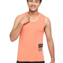 Frenchie Kids Peach Solid Vest-picture-36